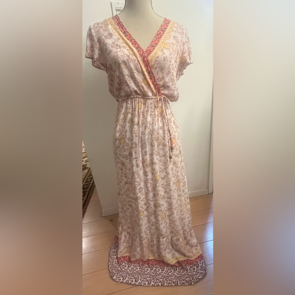 Free People Prairie Maxi Dress XS bebop